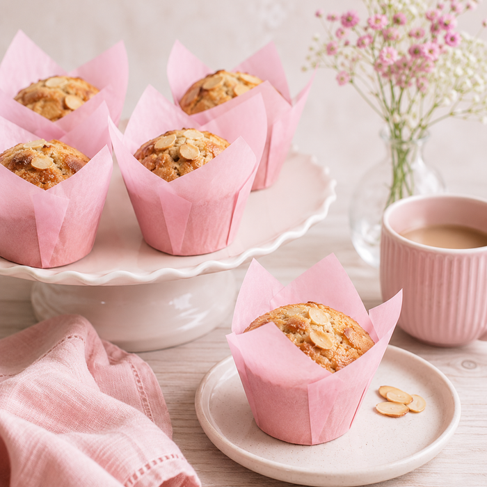 Tulip Cupcake Case Classic Pink 20pk