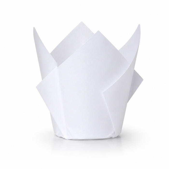 Tulip Cupcake Case White 20pk