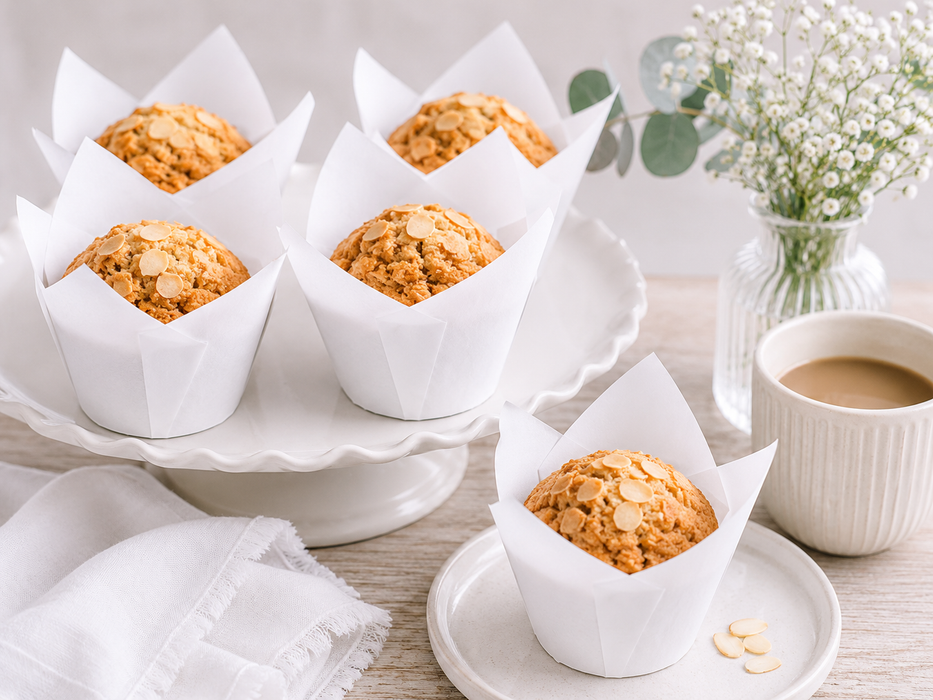 Tulip Cupcake Case White 20pk