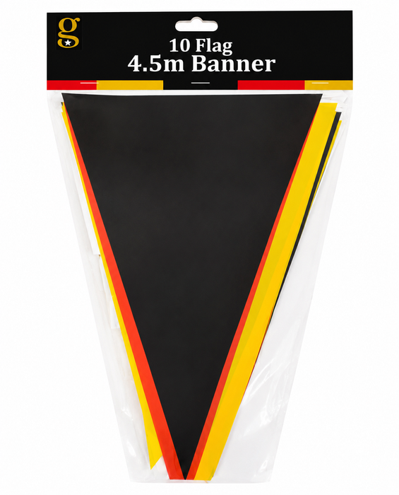Aboriginal Flag Colours Bunting 4.5m