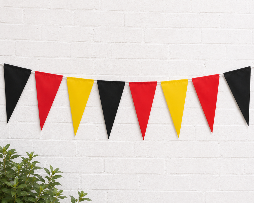 Aboriginal Flag Colours Bunting 4.5m