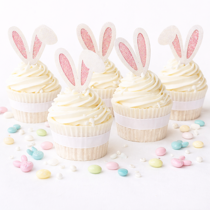 Easter Bunny Ear Toppers 12pk