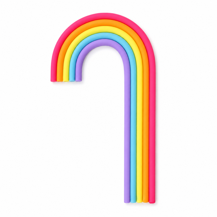 Colourful Rainbow Cake Topper 1pc