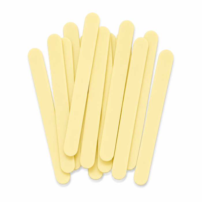 Popsicle Sticks 10pk - Pastel Yellow