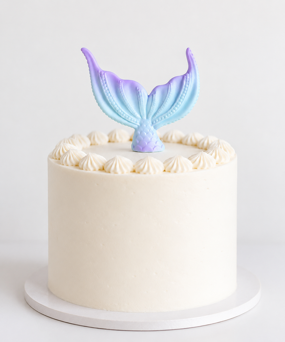 Cake Topper Figurine - Mermaid Tail 10cm