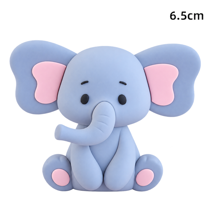 Cake Topper Figurine - Pink Elephant