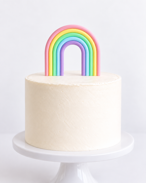 Cake Topper Figurine - Rainbow