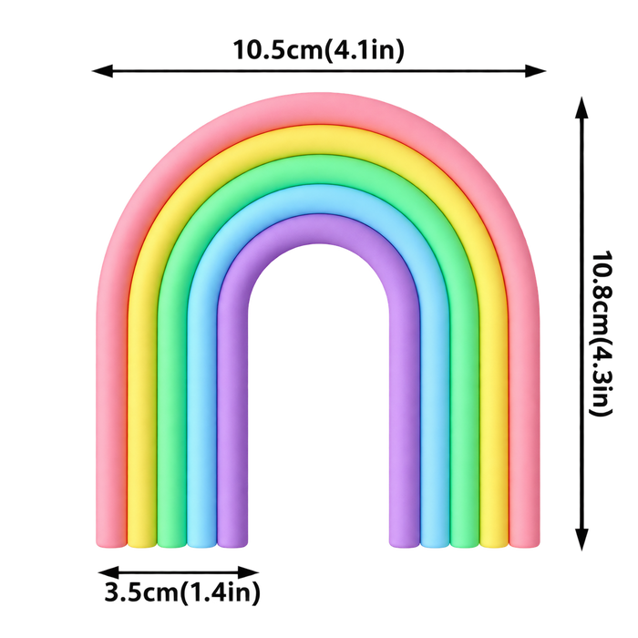 Cake Topper Figurine - Rainbow