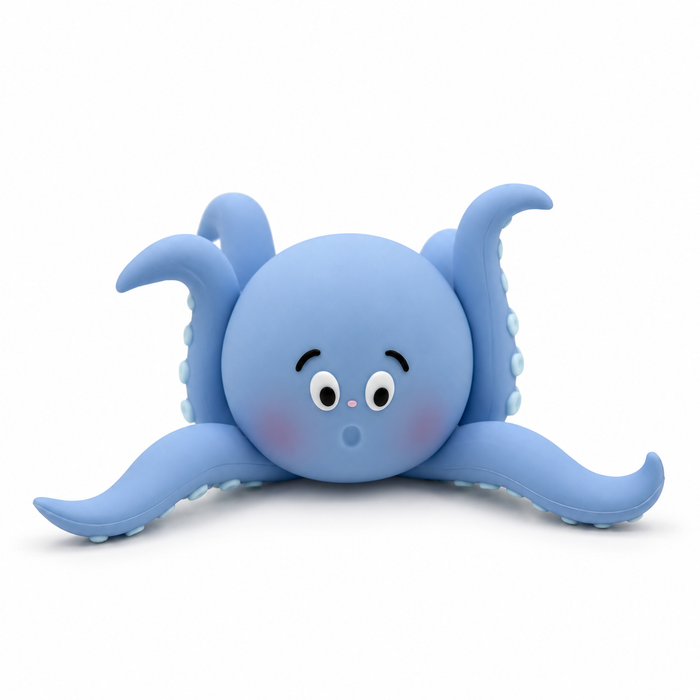 Cake Topper Figurine - Blue Octopus