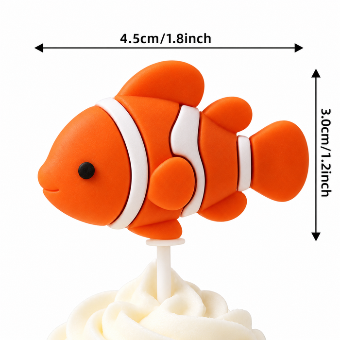 Cake Topper Figurine - Clownfish
