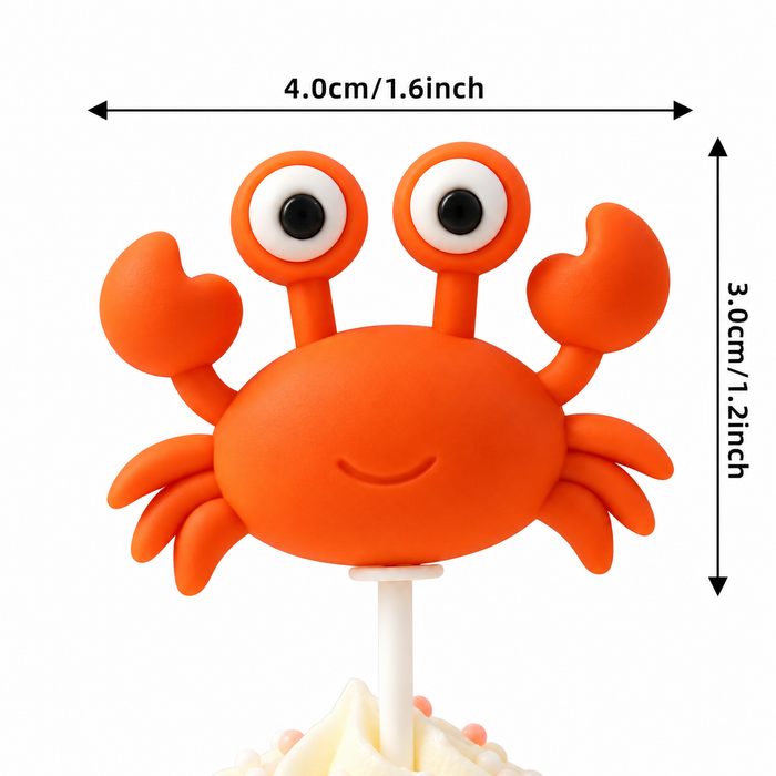 Cake Topper Figurine - Crab