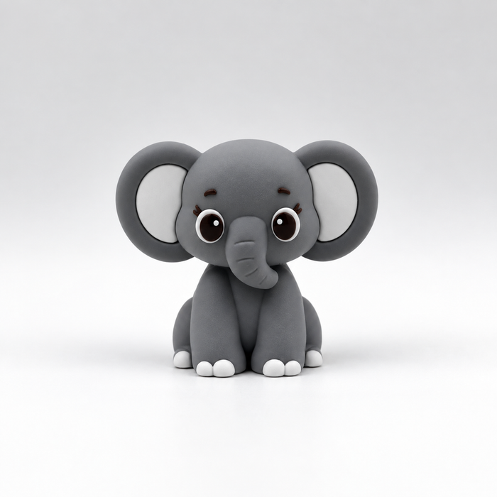 Cake Topper Figurine - Elephant