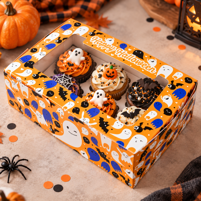 Halloween 6 Cupcake Box