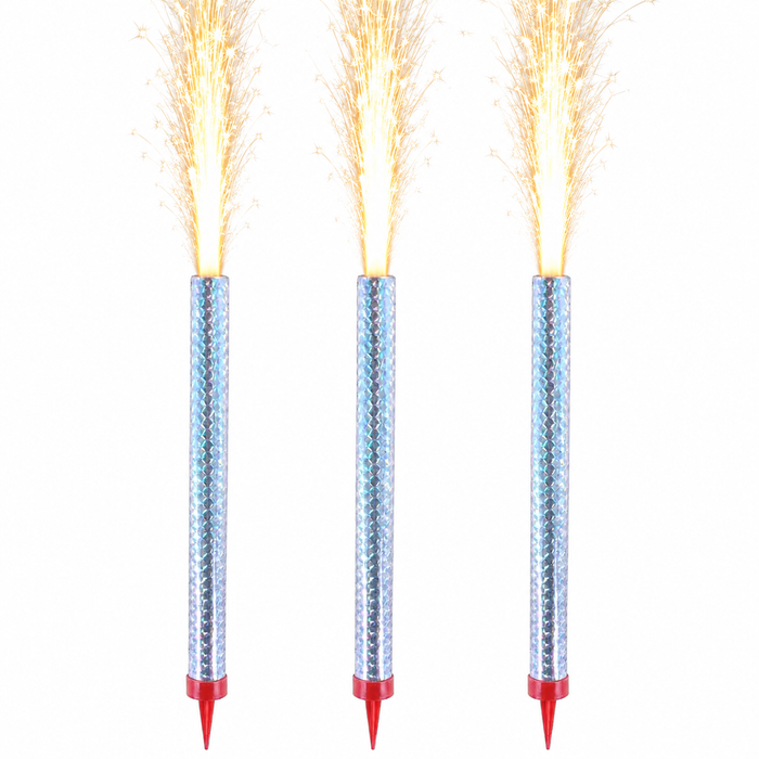 Cake Topper Sparklers 3pc - 18cm