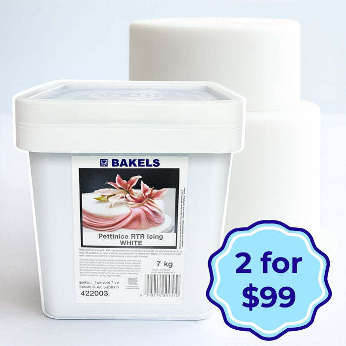 Bakels White Fondant RTR Icing 7Kg