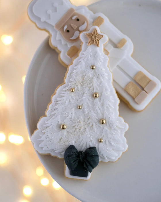 Fluffy Christmas Tree Debosser And Cutter