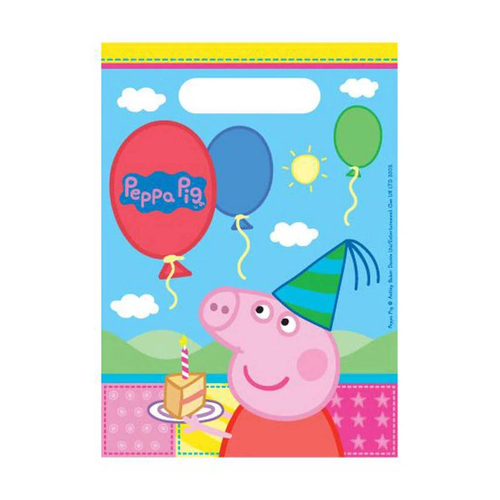 Peppa Pig Party Loot Bags 8pk