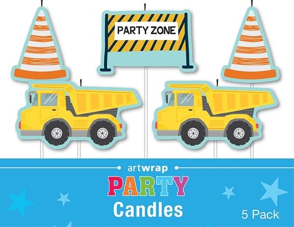 Construction Candles 5pc