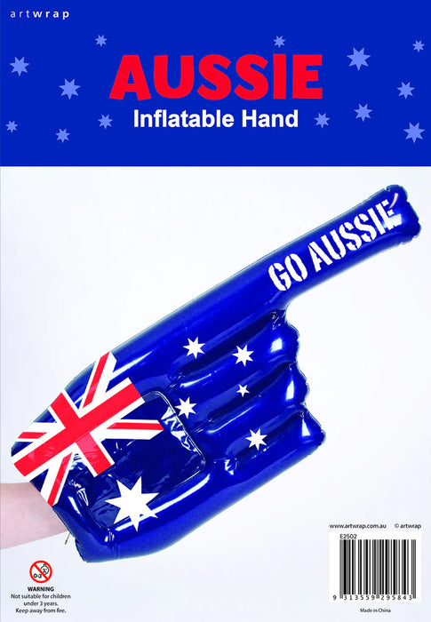Nrl Inflatable Hand Australia Day Inflatable Hand — Party Mix - Perth Party & Cake Supplies