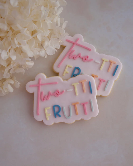 Two-tti Frutti Debosser And Cutter