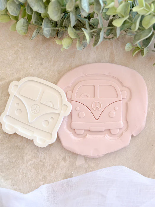 Kombi Van with Peace Symbol Debosser And Cutter