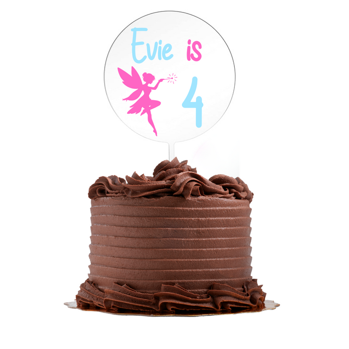 Personalised Cake Topper - Fairy *Pre Order*