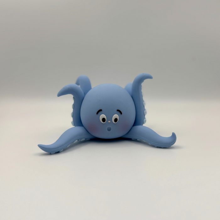 Cake Topper Figurine - Blue Octopus