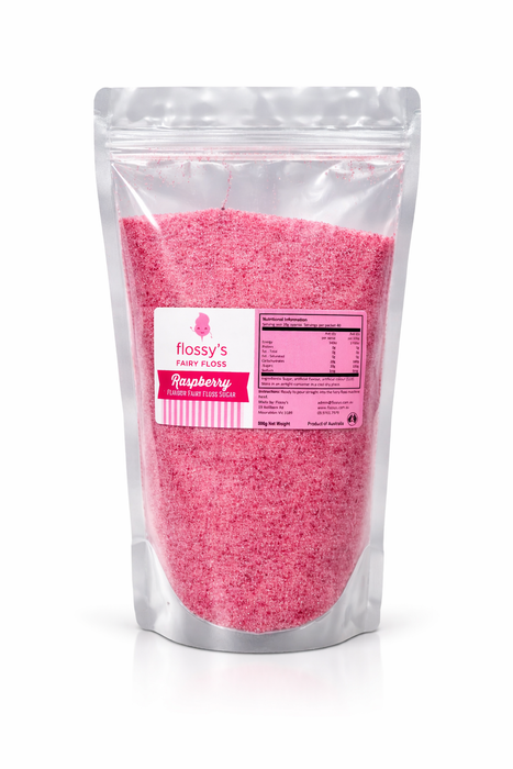 Fairy Floss Sugar 800g - Raspberry