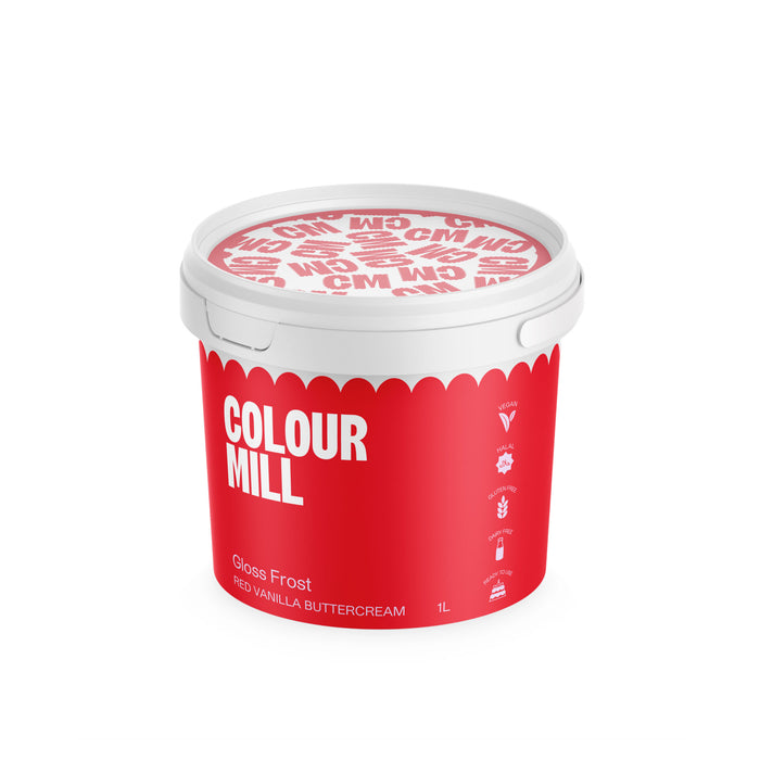 Colour Mill 'Gloss Frost' Buttercream Red 1L