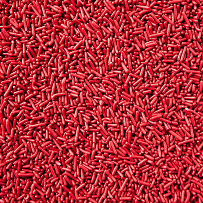 Bulk Sprinkles Jimmies 1.5kg & 10kg - Red *Pre Order*
