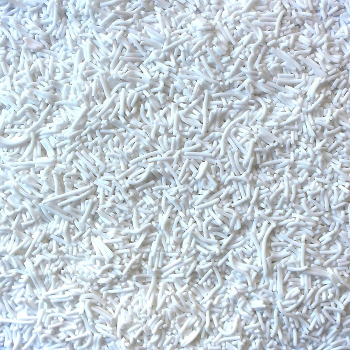 Bulk Sprinkles Jimmies 1.5kg & 10kg - White *Pre Order*