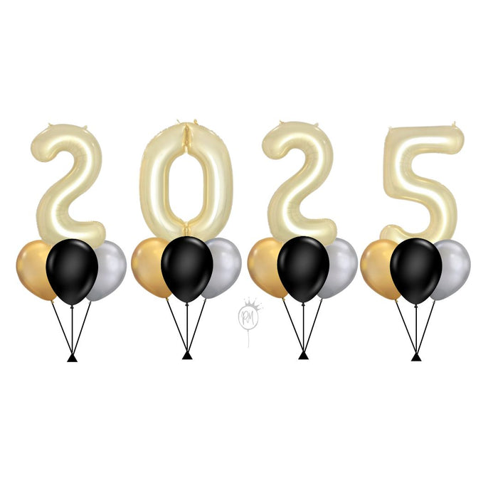 2025 New Years Number Balloon Package