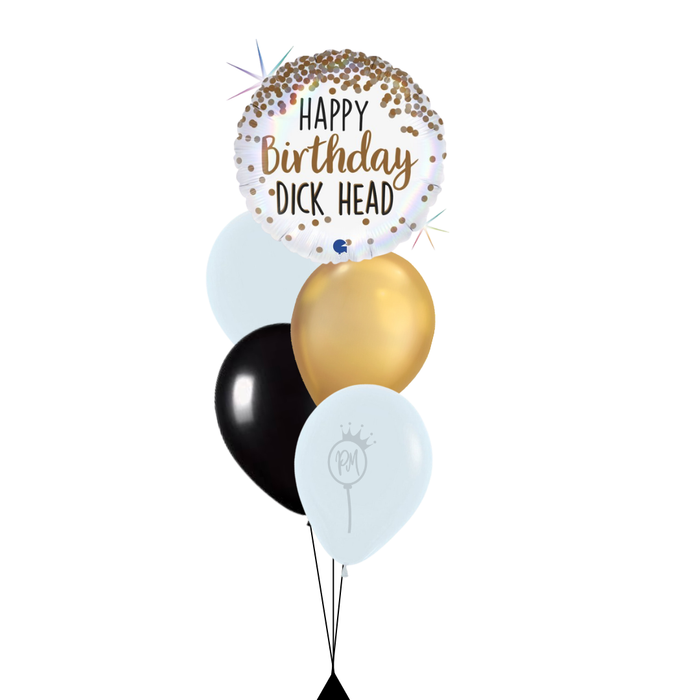 18inch Foil Balloon -  Happy Birthday D!#k Head