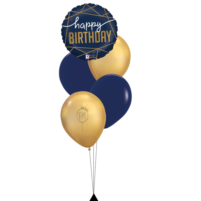 18inch Foil Balloon -  Navy Birthday