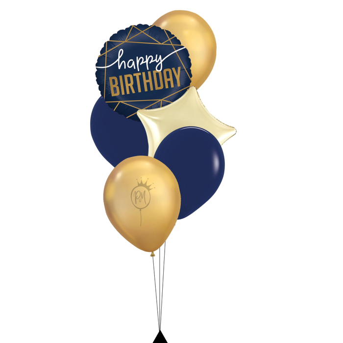 18inch Foil Balloon -  Navy Birthday