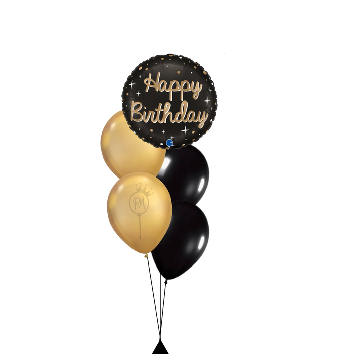Sparkling Birthday 18inch Round Foil Balloon