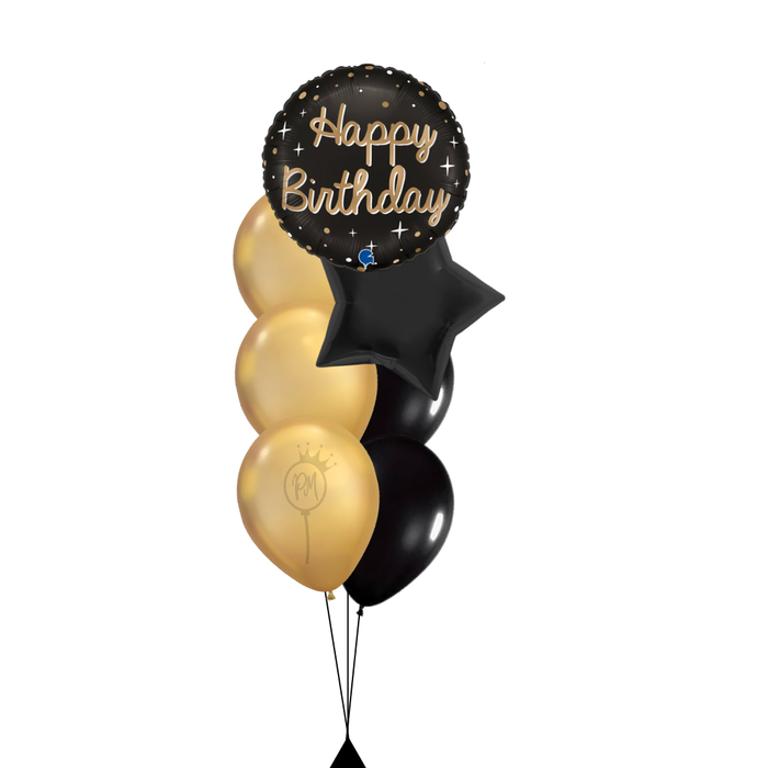 Sparkling Birthday 18inch Round Foil Balloon