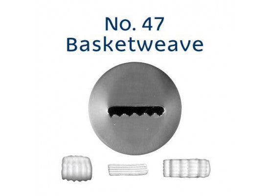 No.47 Basketweave Piping Tip