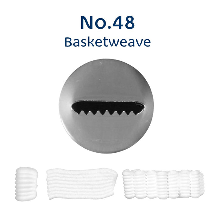No. 48 Basketweave Piping Tip