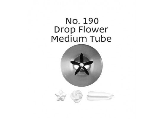 No. 190 Drop Flower Medium Piping Tip