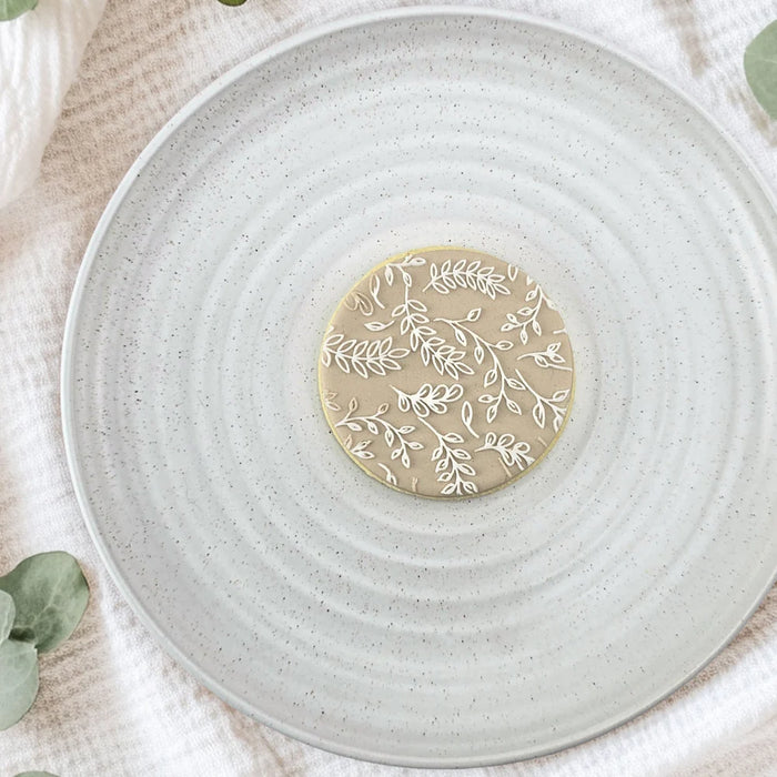 Leaf Collage Pattern Plate