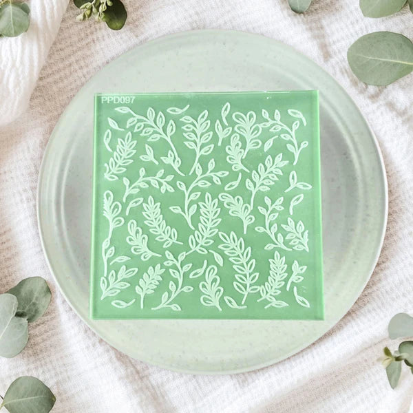 Leaf Collage Pattern Plate