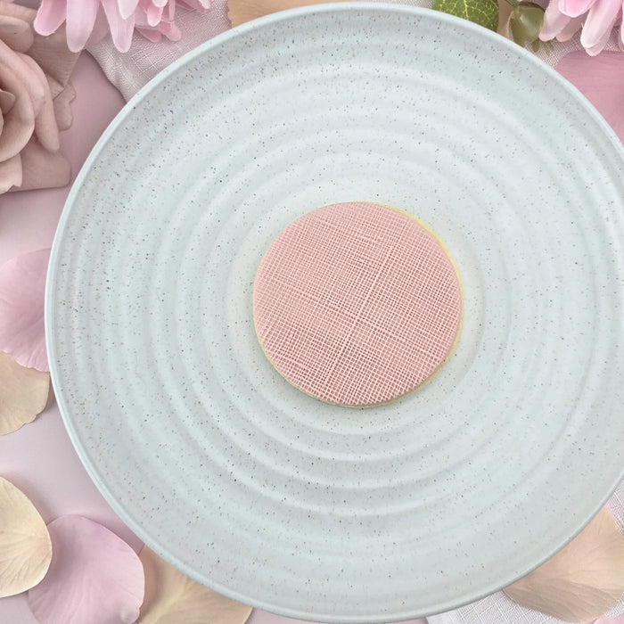Linen Pattern Plate Debosser