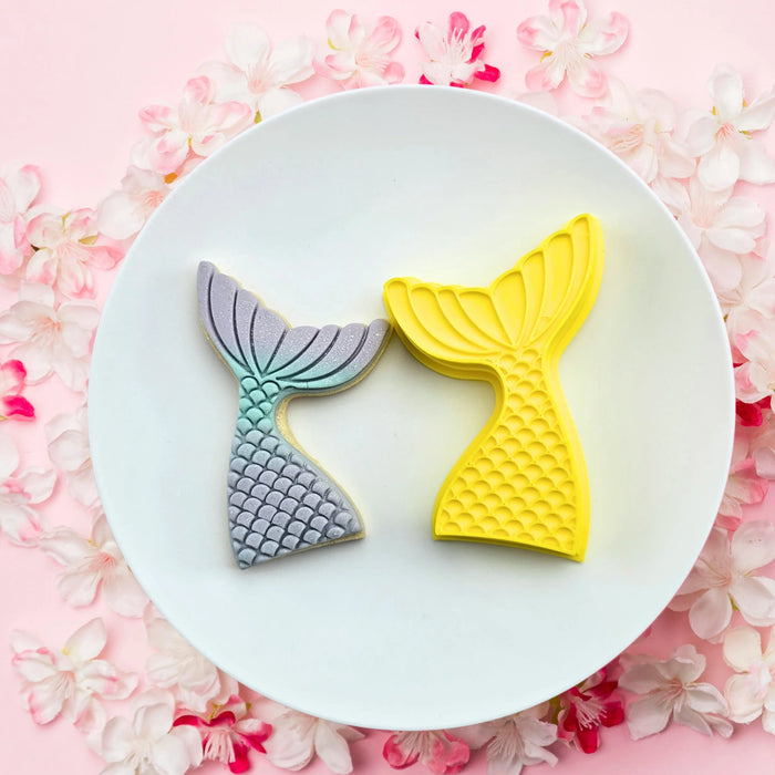 Mermaid Tail Cutter & Embosser Set