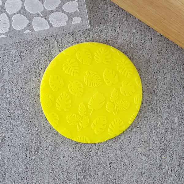 Monstera Leaves Pattern Plate