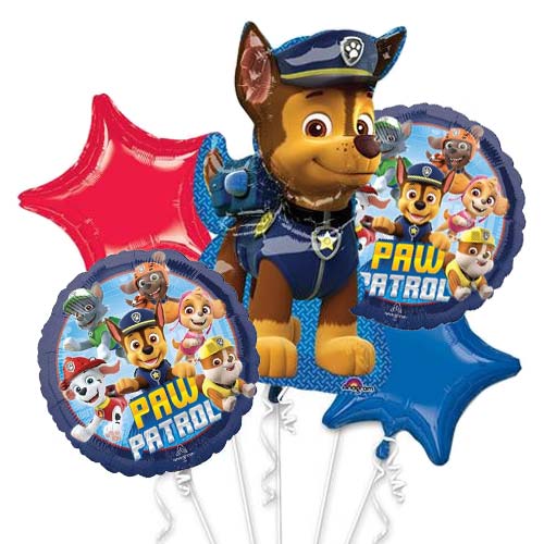 Paw Patrol Boy Foil Balloon Bouquet