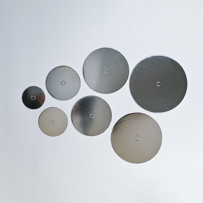 Perforated Hole Round Cake Board Silver (4inch-10inch)