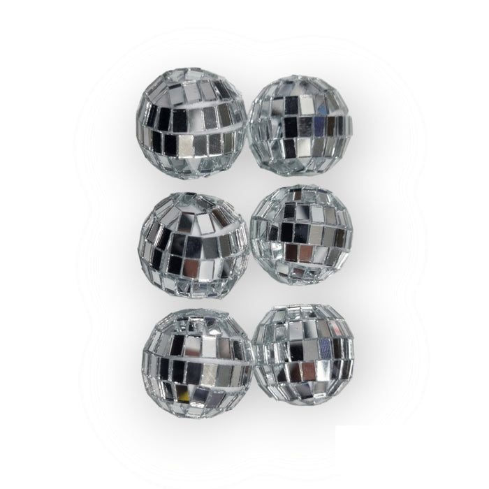 Mirror Ball 3cm - 6pk