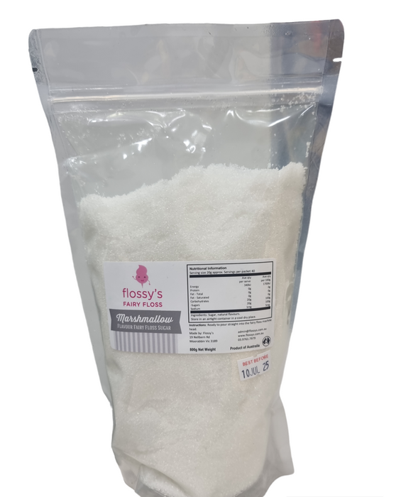 Fairy Floss Sugar 800g - Marshmallow