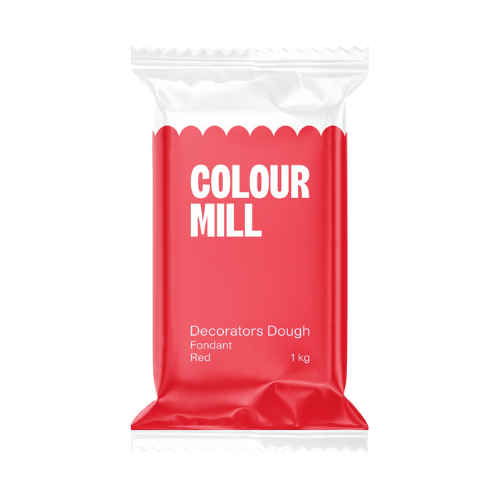 Colour Mill Decorators Dough - Red 1kg